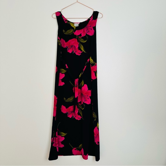 Vintage Connie Choi floral slip on lightweight midi dress - Picture 6 of 10